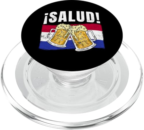 Salud Lustiges paraguayisches Bier, Toast, Prost, Paraguay PopSockets PopGrip für MagSafe von Paraguay Flag Designs Proud Paraguayan Roots
