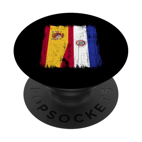 Spanien Paraguay Halbflagge Spanische Paraguayische Wurzeln PopSockets Klebender PopGrip Spanien Paraguay Halbflagge Spanische Paraguayische Wurzeln PopSockets Klebender PopGrip von Paraguay Flag Designs Proud Paraguayan Roots