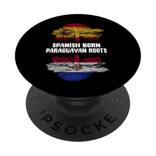 Spanisch geborene Paraguayische Wurzeln Spanien Paraguay Vorfahren PopSockets Klebender PopGrip Spanisch geborene Paraguayische Wurzeln Spanien Paraguay Vorfahren PopSockets Klebender PopGrip von Paraguay Flag Designs Proud Paraguayan Roots