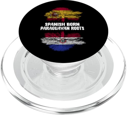 Spanisch geborene Paraguayische Wurzeln Spanien Paraguay Vorfahren PopSockets PopGrip für MagSafe Spanisch geborene Paraguayische Wurzeln Spanien Paraguay Vorfahren PopSockets PopGrip für MagSafe von Paraguay Flag Designs Proud Paraguayan Roots