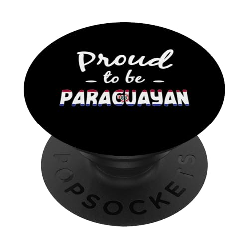 Stolz darauf, paraguayisch zu sein — Paraguay, Pride Spruch PopSockets Klebender PopGrip Stolz darauf, paraguayisch zu sein — Paraguay, Pride Spruch PopSockets Klebender PopGrip von Paraguay Flag Designs Proud Paraguayan Roots