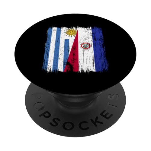 Uruguay Paraguay Halbflagge Uruguayische Paraguayische Wurzeln PopSockets Klebender PopGrip Uruguay Paraguay Halbflagge Uruguayische Paraguayische Wurzeln PopSockets Klebender PopGrip von Paraguay Flag Designs Proud Paraguayan Roots