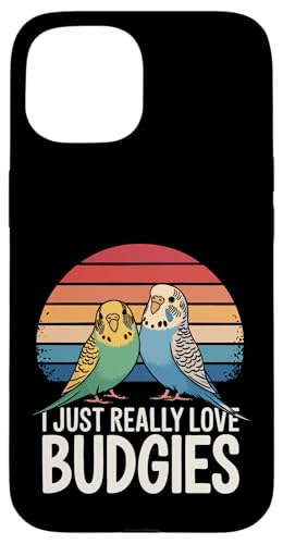 Sittich I Just Really Love Wellensittiche Hülle für iPhone 15 Sittich I Just Really Love Wellensittiche Hülle für iPhone 15 von Parakeet Budgie Bird Animal