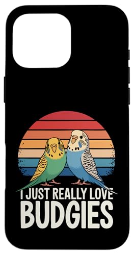 Sittich I Just Really Love Wellensittiche Hülle für iPhone 16 Pro Max Sittich I Just Really Love Wellensittiche Hülle für iPhone 16 Pro Max von Parakeet Budgie Bird Animal