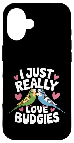 Sittich I Just Really Love Wellensittiche Hülle für iPhone 16 Sittich I Just Really Love Wellensittiche Hülle für iPhone 16 von Parakeet Budgie Bird Animal