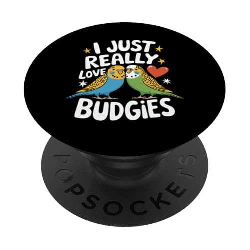 Sittich I Just Really Love Wellensittiche PopSockets Klebender PopGrip Sittich I Just Really Love Wellensittiche PopSockets Klebender PopGrip von Parakeet Budgie Bird Animal
