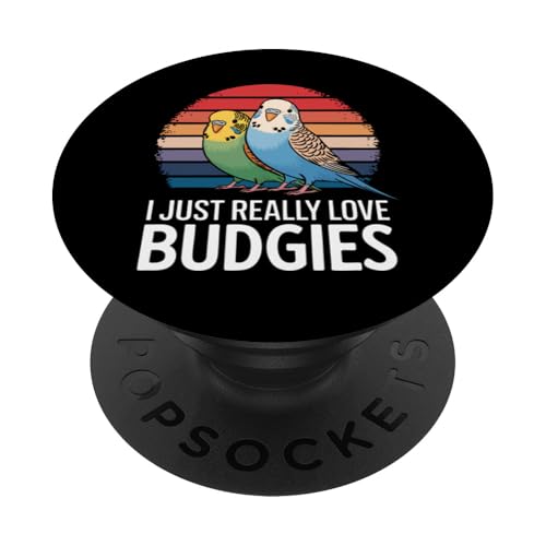 Sittich I Just Really Love Wellensittiche PopSockets Klebender PopGrip Sittich I Just Really Love Wellensittiche PopSockets Klebender PopGrip von Parakeet Budgie Bird Animal