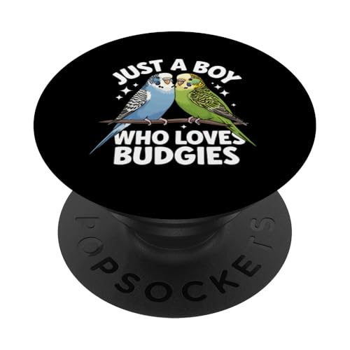 Sittich Just A Boy Who Loves Wellensittich PopSockets Klebender PopGrip Sittich Just A Boy Who Loves Wellensittich PopSockets Klebender PopGrip von Parakeet Budgie Bird Animal