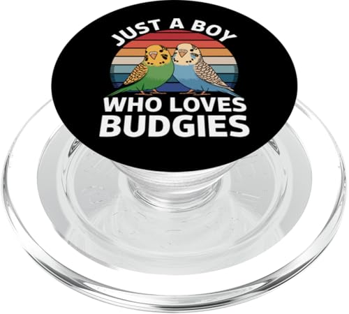 Sittich Just A Boy Who Loves Wellensittich PopSockets PopGrip für MagSafe Sittich Just A Boy Who Loves Wellensittich PopSockets PopGrip für MagSafe von Parakeet Budgie Bird Animal