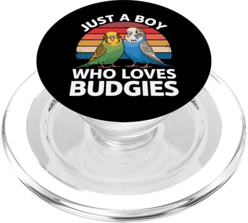 Sittich Just A Boy Who Loves Wellensittich PopSockets PopGrip für MagSafe Sittich Just A Boy Who Loves Wellensittich PopSockets PopGrip für MagSafe von Parakeet Budgie Bird Animal
