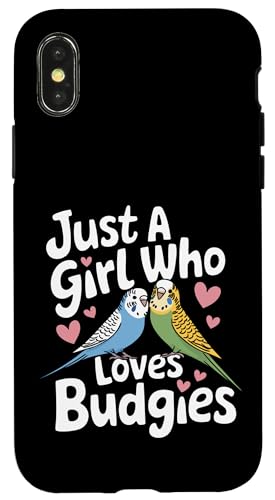 Sittich Just A Girl Who Loves Wellensittich Hülle für iPhone X/XS Sittich Just A Girl Who Loves Wellensittich Hülle für iPhone X/XS von Parakeet Budgie Bird Animal