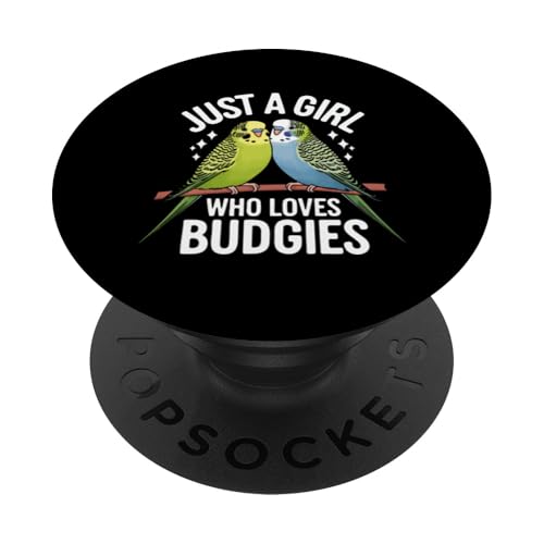 Sittich Just A Girl Who Loves Wellensittich PopSockets Klebender PopGrip Sittich Just A Girl Who Loves Wellensittich PopSockets Klebender PopGrip von Parakeet Budgie Bird Animal