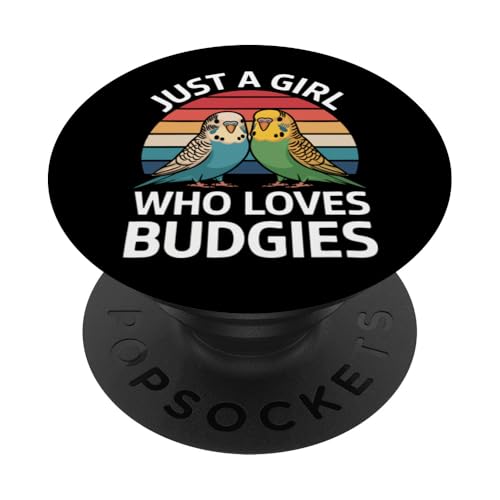 Sittich Just A Girl Who Loves Wellensittich PopSockets Klebender PopGrip Sittich Just A Girl Who Loves Wellensittich PopSockets Klebender PopGrip von Parakeet Budgie Bird Animal