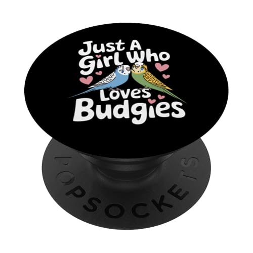 Sittich Just A Girl Who Loves Wellensittich PopSockets Klebender PopGrip Sittich Just A Girl Who Loves Wellensittich PopSockets Klebender PopGrip von Parakeet Budgie Bird Animal