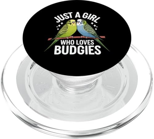 Sittich Just A Girl Who Loves Wellensittich PopSockets PopGrip für MagSafe Sittich Just A Girl Who Loves Wellensittich PopSockets PopGrip für MagSafe von Parakeet Budgie Bird Animal