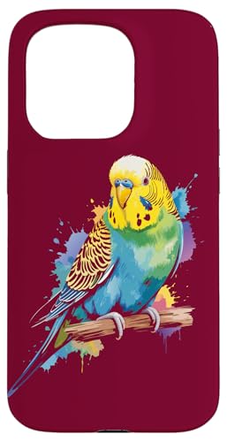Aquarell Wellensittich Arbeit Wellensittich Hülle für iPhone 15 Pro Aquarell Wellensittich Arbeit Wellensittich Hülle für iPhone 15 Pro von Parakeet Lover Gifts & Budgie Tees