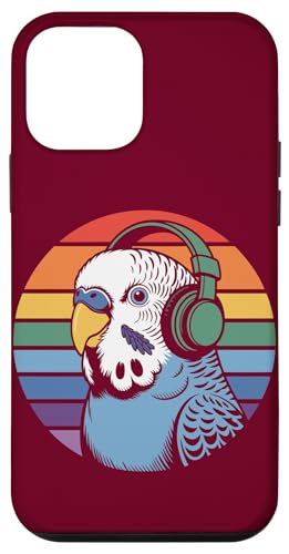 Budgie Sittich Kopfhörer DJ Wellensittich Hülle für iPhone 12 mini von Parakeet Lover Gifts & Budgie Tees