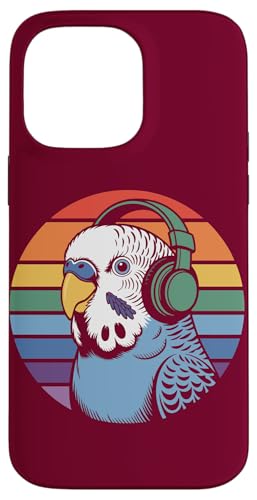 Budgie Sittich Kopfhörer DJ Wellensittich Hülle für iPhone 14 Pro Max Budgie Sittich Kopfhörer DJ Wellensittich Hülle für iPhone 14 Pro Max von Parakeet Lover Gifts & Budgie Tees