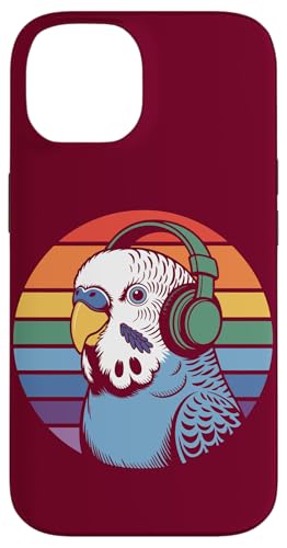 Budgie Sittich Kopfhörer DJ Wellensittich Hülle für iPhone 14 Budgie Sittich Kopfhörer DJ Wellensittich Hülle für iPhone 14 von Parakeet Lover Gifts & Budgie Tees