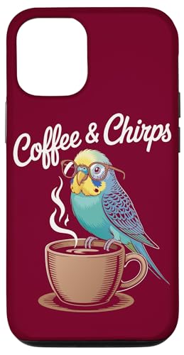Hipster Wellensittich Sittich Kaffee Wellensittich Hülle für iPhone 12/12 Pro von Parakeet Lover Gifts & Budgie Tees