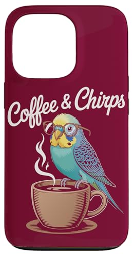 Hipster Wellensittich Sittich Kaffee Wellensittich Hülle für iPhone 13 Pro von Parakeet Lover Gifts & Budgie Tees