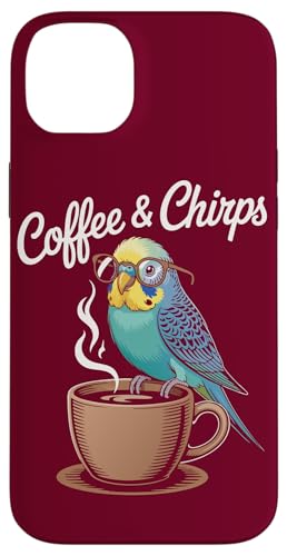 Hipster Wellensittich Sittich Kaffee Wellensittich Hülle für iPhone 14 Plus von Parakeet Lover Gifts & Budgie Tees
