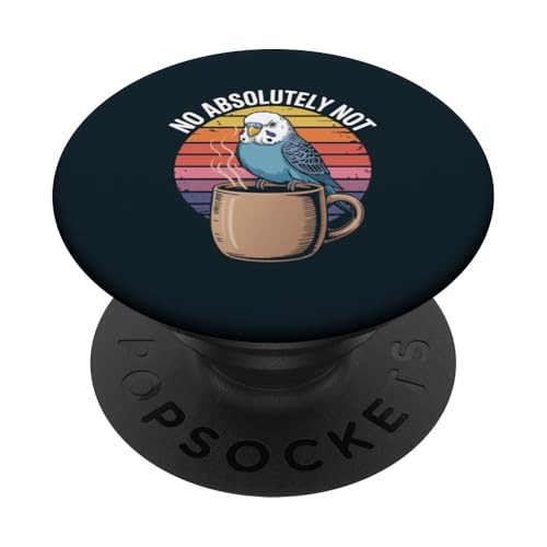 Kollege Wellensittich Sittich Kaffee Grumpy Wellensittich PopSockets Klebender PopGrip Kollege Wellensittich Sittich Kaffee Grumpy Wellensittich PopSockets Klebender PopGrip von Parakeet Lover Gifts & Budgie Tees