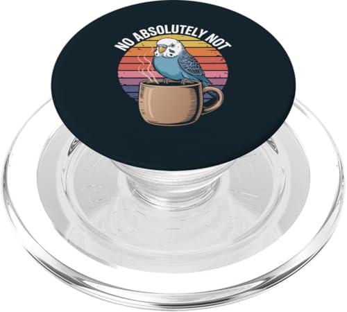 Kollege Wellensittich Sittich Kaffee Grumpy Wellensittich PopSockets PopGrip für MagSafe Kollege Wellensittich Sittich Kaffee Grumpy Wellensittich PopSockets PopGrip für MagSafe von Parakeet Lover Gifts & Budgie Tees