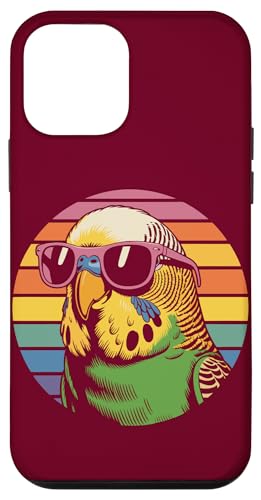 Vintage Wellensittich Sonnenbrille Wellensittich Hülle für iPhone 12 mini von Parakeet Lover Gifts & Budgie Tees