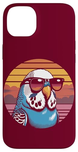 Vintage Wellensittich Sonnenbrille Wellensittich Hülle für iPhone 14 Plus von Parakeet Lover Gifts & Budgie Tees