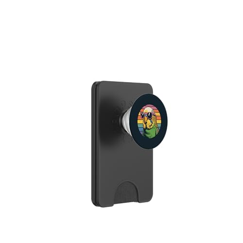 Vintage Wellensittich Sonnenbrille Wellensittich PopSockets PopWallet für MagSafe von Parakeet Lover Gifts & Budgie Tees
