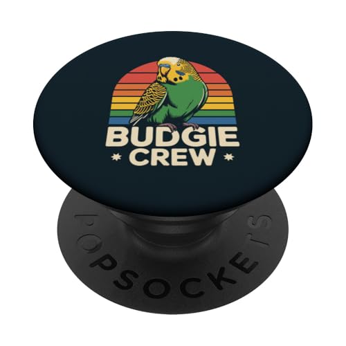 Wellensittich Besitzer Wellensittich Crew PopSockets Klebender PopGrip Wellensittich Besitzer Wellensittich Crew PopSockets Klebender PopGrip von Parakeet Lover Gifts & Budgie Tees