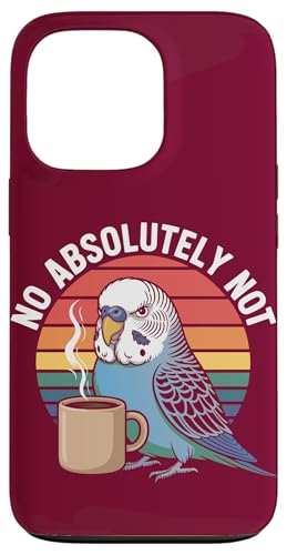 Wellensittich Büro Kaffee Wellensittich Hülle für iPhone 13 Pro von Parakeet Lover Gifts & Budgie Tees