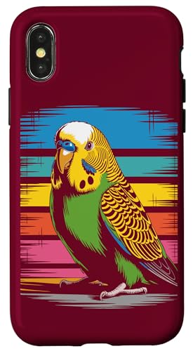 Wellensittich Kunstwerk Wellensittich Hülle für iPhone X/XS von Parakeet Lover Gifts & Budgie Tees