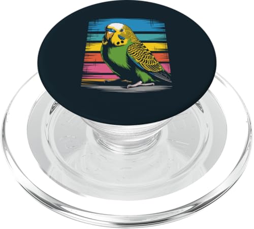 Wellensittich Kunstwerk Wellensittich PopSockets PopGrip für MagSafe von Parakeet Lover Gifts & Budgie Tees