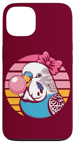 Wellensittich Mädchen Rosa Bubblegum Wellensittich Hülle für iPhone 13 von Parakeet Lover Gifts & Budgie Tees