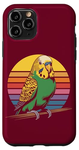 Wellensittich Retro Wellensittich Hülle für iPhone 11 Pro von Parakeet Lover Gifts & Budgie Tees