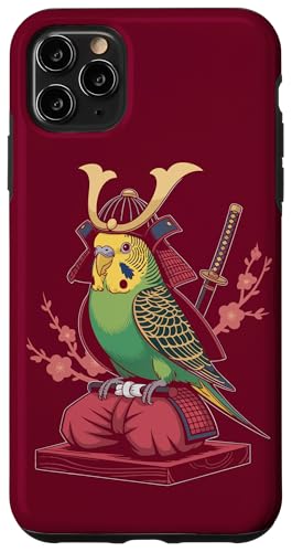 Wellensittich Samurai Wellensittich Hülle für iPhone 11 Pro Max von Parakeet Lover Gifts & Budgie Tees