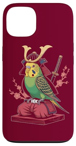 Wellensittich Samurai Wellensittich Hülle für iPhone 13 von Parakeet Lover Gifts & Budgie Tees