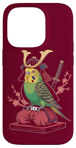Wellensittich Samurai Wellensittich Hülle für iPhone 14 Pro von Parakeet Lover Gifts & Budgie Tees
