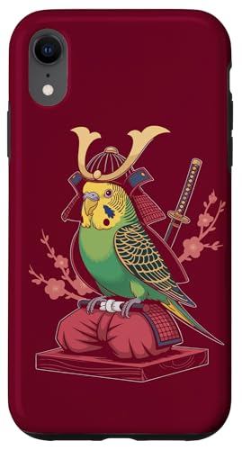 Wellensittich Samurai Wellensittich Hülle für iPhone XR von Parakeet Lover Gifts & Budgie Tees