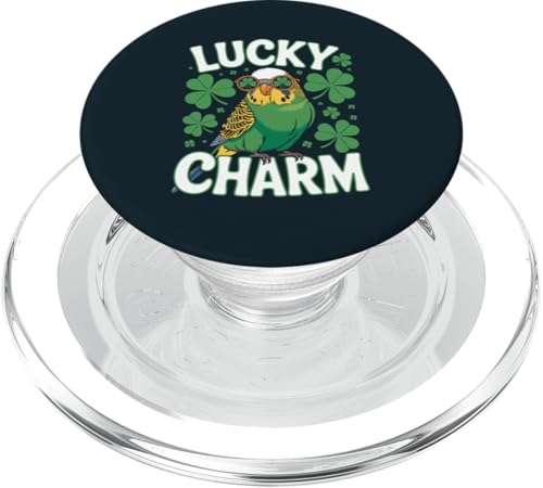 Wellensittich St. Patrick Wellensittich PopSockets PopGrip für MagSafe von Parakeet Lover Gifts & Budgie Tees