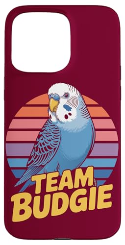 Wellensittich Team Wellensittich Hülle für iPhone 15 Pro Max von Parakeet Lover Gifts & Budgie Tees