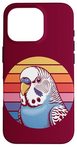 Wellensittich Vintage Blue Wellensittich Hülle für iPhone 16 Pro von Parakeet Lover Gifts & Budgie Tees