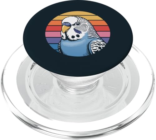 Wellensittich Vintage Blue Wellensittich PopSockets PopGrip für MagSafe Wellensittich Vintage Blue Wellensittich PopSockets PopGrip für MagSafe von Parakeet Lover Gifts & Budgie Tees