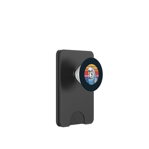 Wellensittich Vintage Blue Wellensittich PopSockets PopWallet für MagSafe von Parakeet Lover Gifts & Budgie Tees