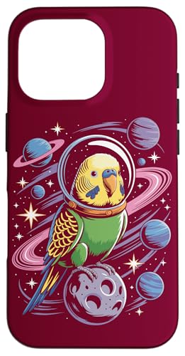 Weltraum-Sittich Astronaut Wellensittich Hülle für iPhone 16 Pro von Parakeet Lover Gifts & Budgie Tees