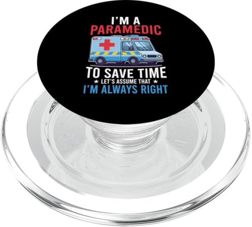 EMS EMT First Responder Retired Sanitäter PopSockets PopGrip für MagSafe EMS EMT First Responder Retired Sanitäter PopSockets PopGrip für MagSafe von Paramedic Gifts for Men
