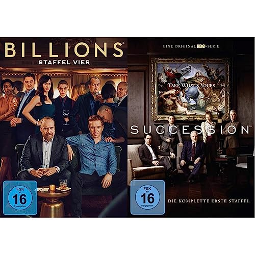 Billions - Staffel Vier [4 DVDs] & Succession - Die komplette erste Staffel [3 DVDs] von Paramount (Universal Pictures)