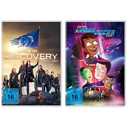 STAR TREK: Discovery - Staffel 3 [5 DVDs] & STAR TREK: Lower Decks - Staffel 1 [2 DVDs] von Paramount (Universal Pictures)